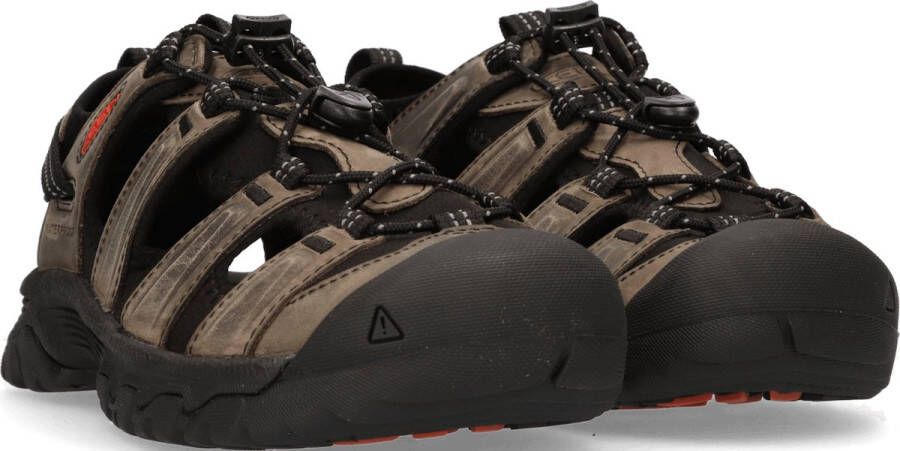 Keen Targhee III Heren Wandelsandalen Grey Black Grijs Leer K1022428