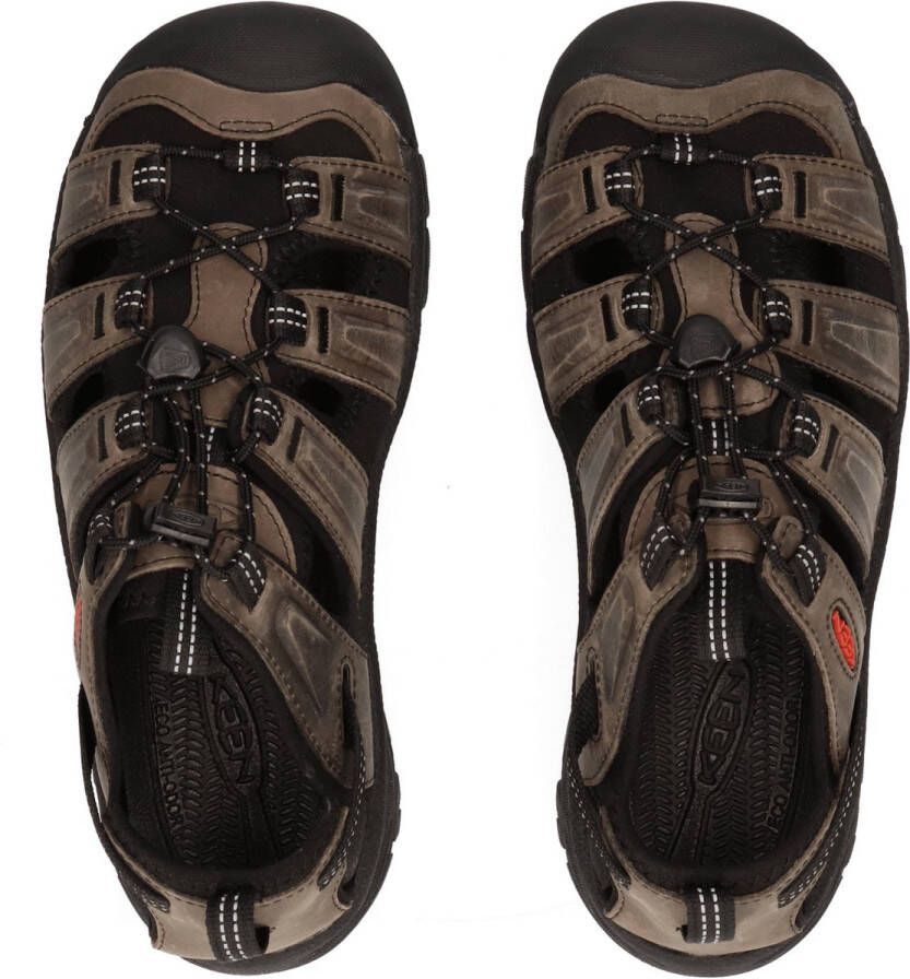 Keen Targhee III Heren Wandelsandalen Grey Black Grijs Leer K1022428