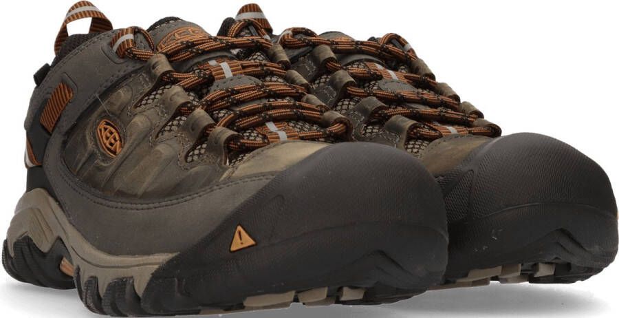 Keen Targhee III Heren Wandelschoenen Black Olive Golden Brown Groen Leer K1017784