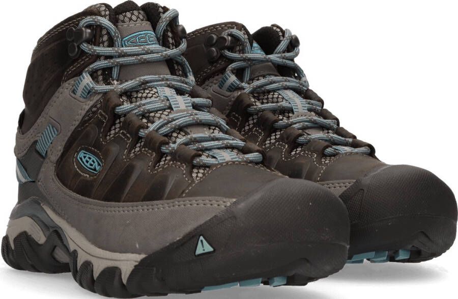 Keen Targhee III Mid Dames Wandelschoenen Magnet Atlantic Blue Grijs Leer - Foto 5