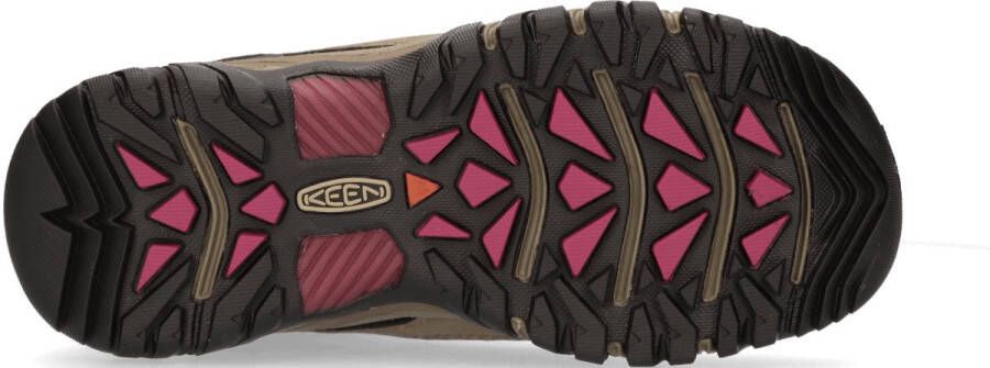 Keen Targhee III Mid Dames Wandelschoenen Weiss Boysenberry Bruin Leer