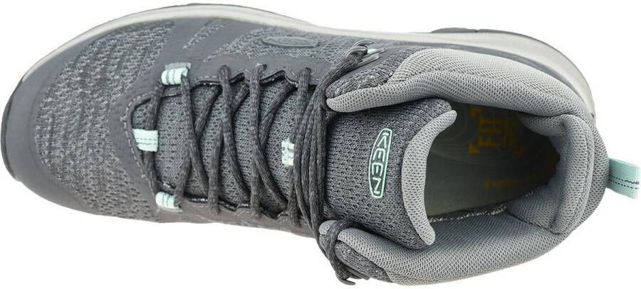 Keen Terradora II Mid Dames Wandelschoenen Magnet Ocean Wave Grijs Mesh