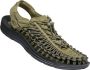 Keen Uneek Heren Sandalen Dark Olive Black Groen Polyester K1023381 - Thumbnail 4