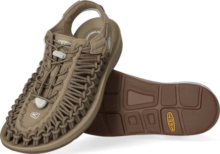 Keen Uneek Heren Sandalen Timberwolf Plaza Taupe Polyester K1025169