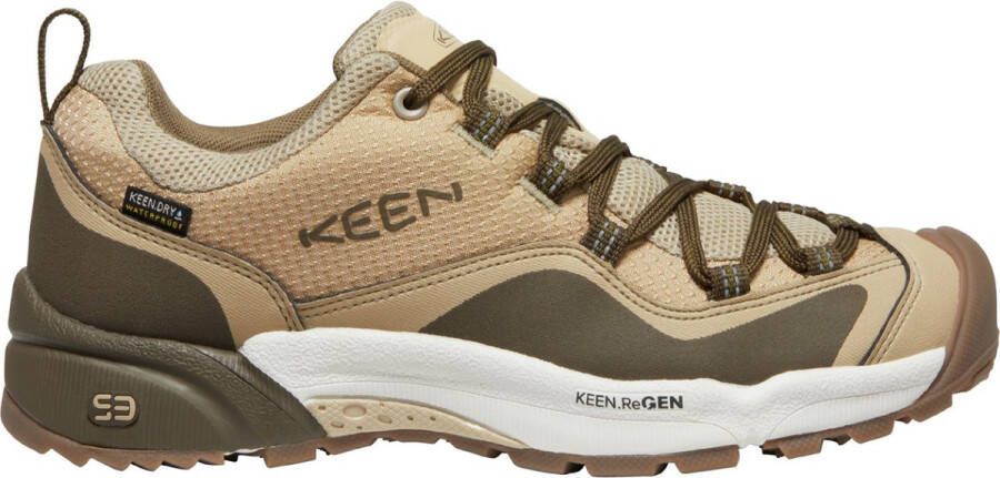 Keen Wasatch Crest Waterproof Dames Wandelschoenen Safari Timberwolf