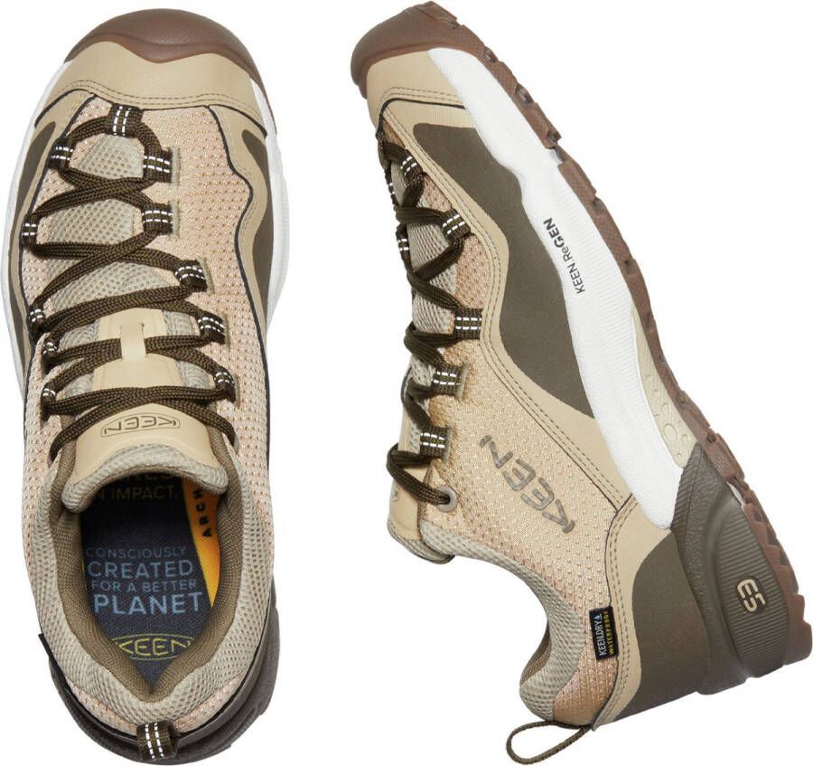 Keen Wasatch Crest Waterproof Dames Wandelschoenen Safari Timberwolf