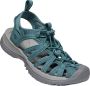 Keen Whisper Dames Wandelsandalen Smoke Blue Aqua Polyester K1022809 - Thumbnail 56