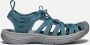 Keen Whisper Dames Wandelsandalen Smoke Blue Aqua Polyester K1022809 - Thumbnail 35