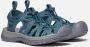 Keen Whisper Dames Wandelsandalen Smoke Blue Aqua Polyester K1022809 - Thumbnail 16