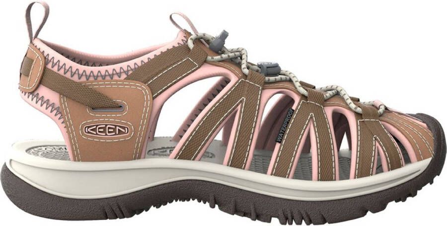 Keen Whisper Dames Wandelsandalen Toasted Coconut Peach Whip