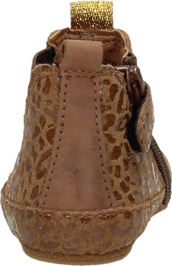 KEQ Meisjes Baby schoentjes Meisjes Baby schoentjes cognac