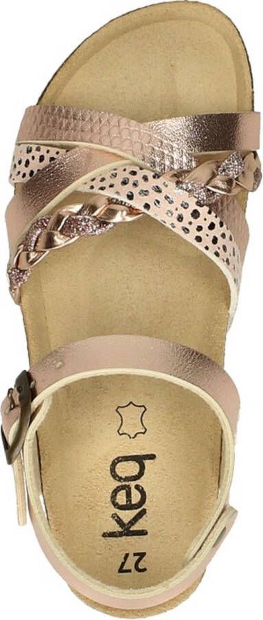 KEQ Meisjes sandalen Meiden Sandalen Champagne