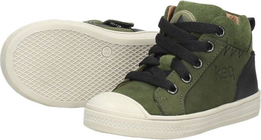 KEQ Veterschoenen Hoog Veterschoenen Hoog groen