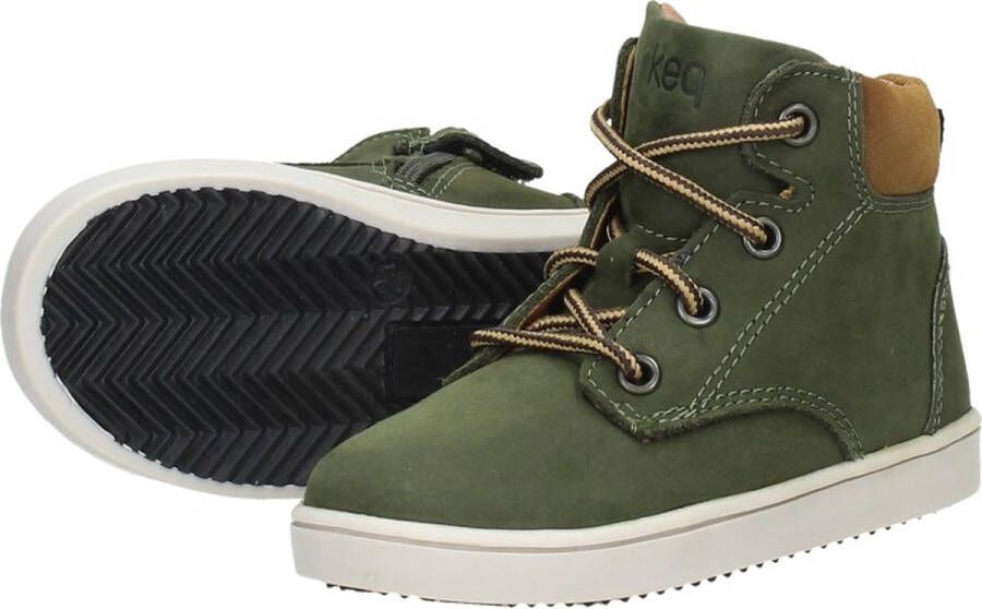 KEQ Veterschoenen Hoog Veterschoenen Hoog groen