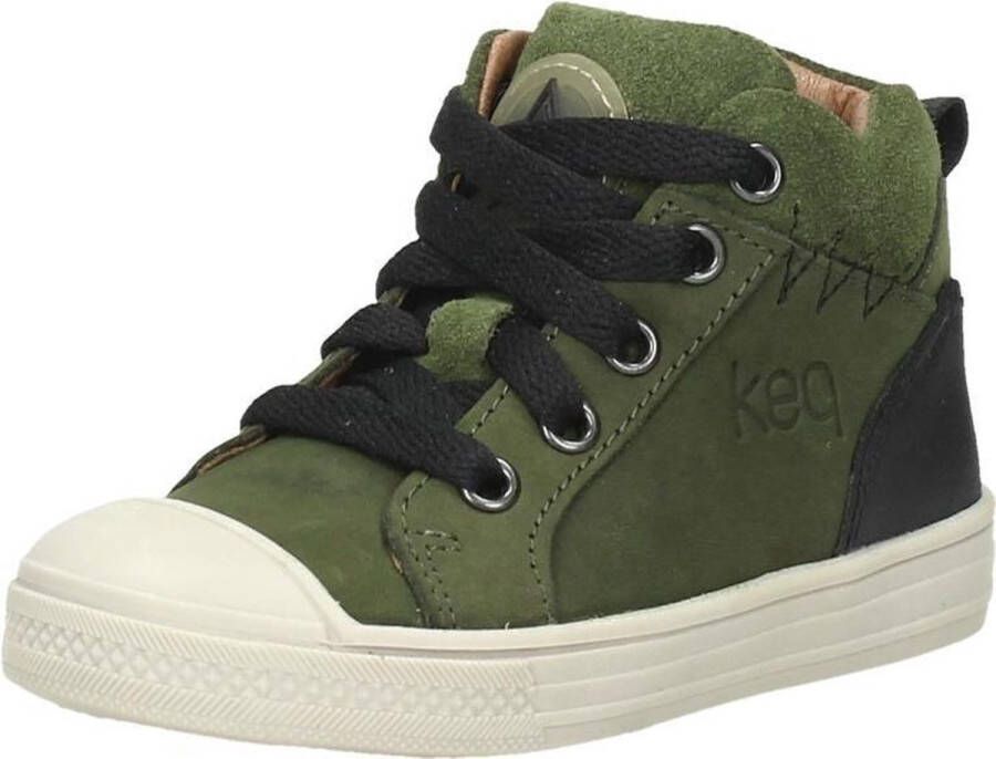 KEQ Veterschoenen Hoog Veterschoenen Hoog groen