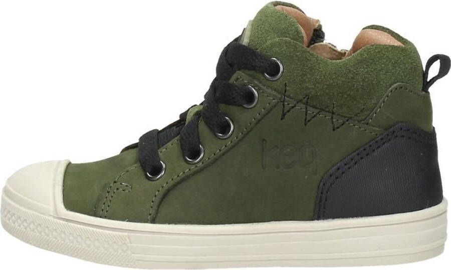 KEQ Veterschoenen Hoog Veterschoenen Hoog groen