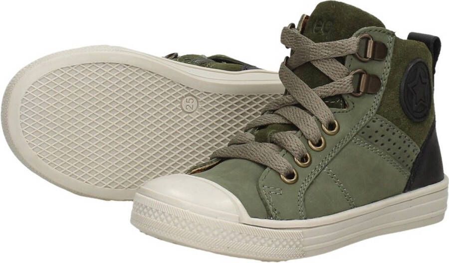 KEQ Veterschoenen Hoog Veterschoenen Hoog groen