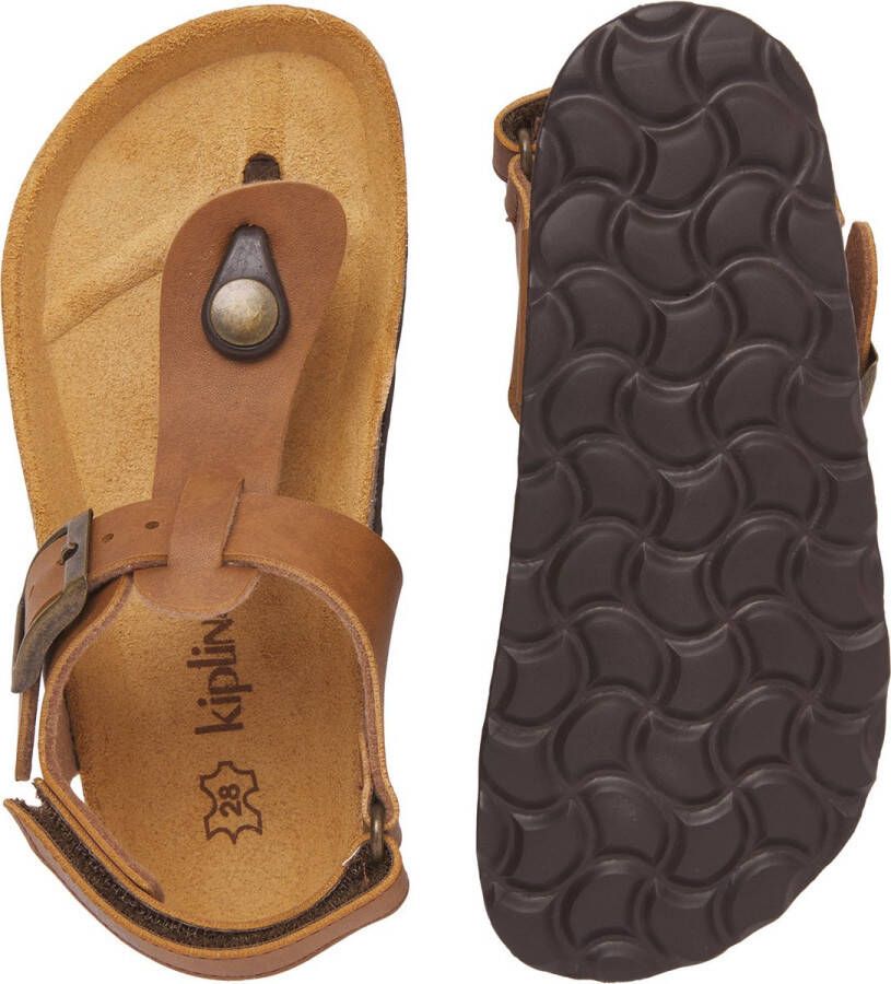 Kipling Juan 3 Sandalen Jongens Cognac