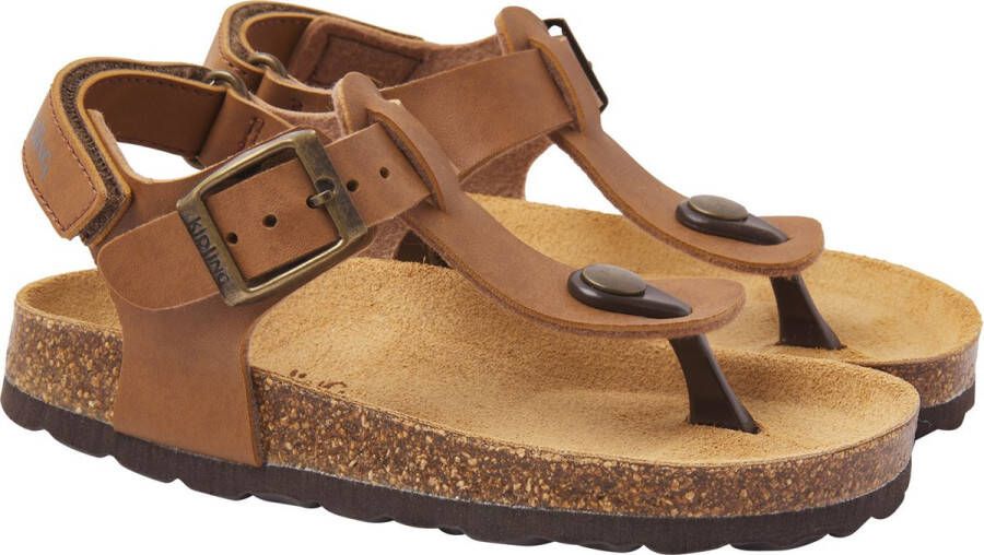 Kipling Juan 3 Sandalen Jongens Cognac