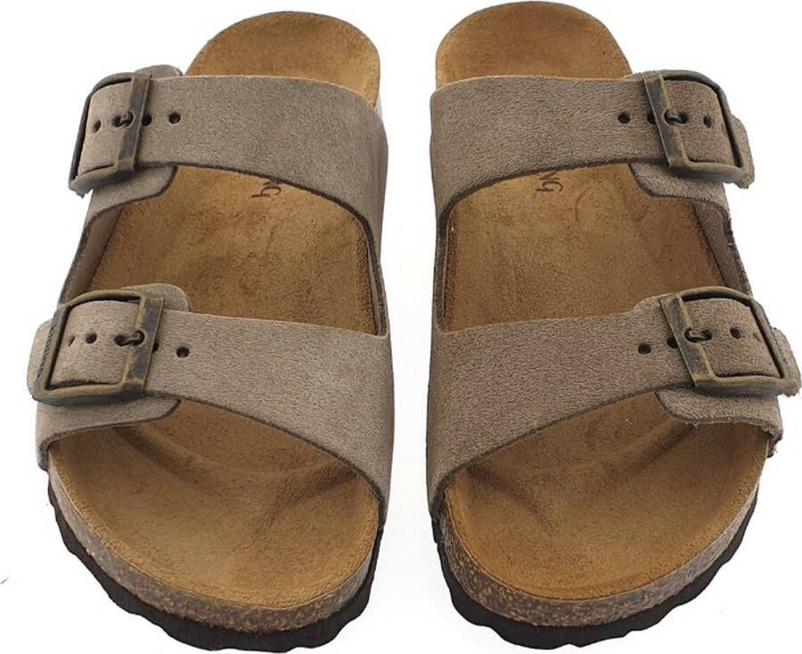 Kipling Medina 4 slipper lever taupe