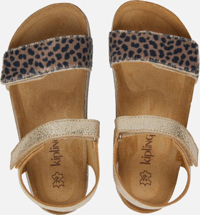 Kipling Miley 4 Sandalen goud Leer