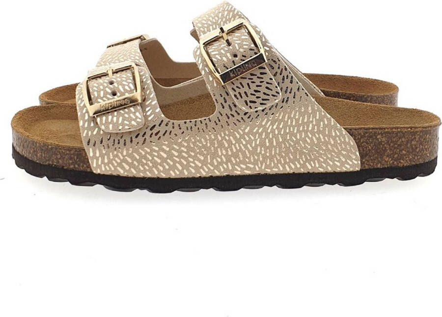 Kipling Pepita 4 Slippers Meisjes Goud