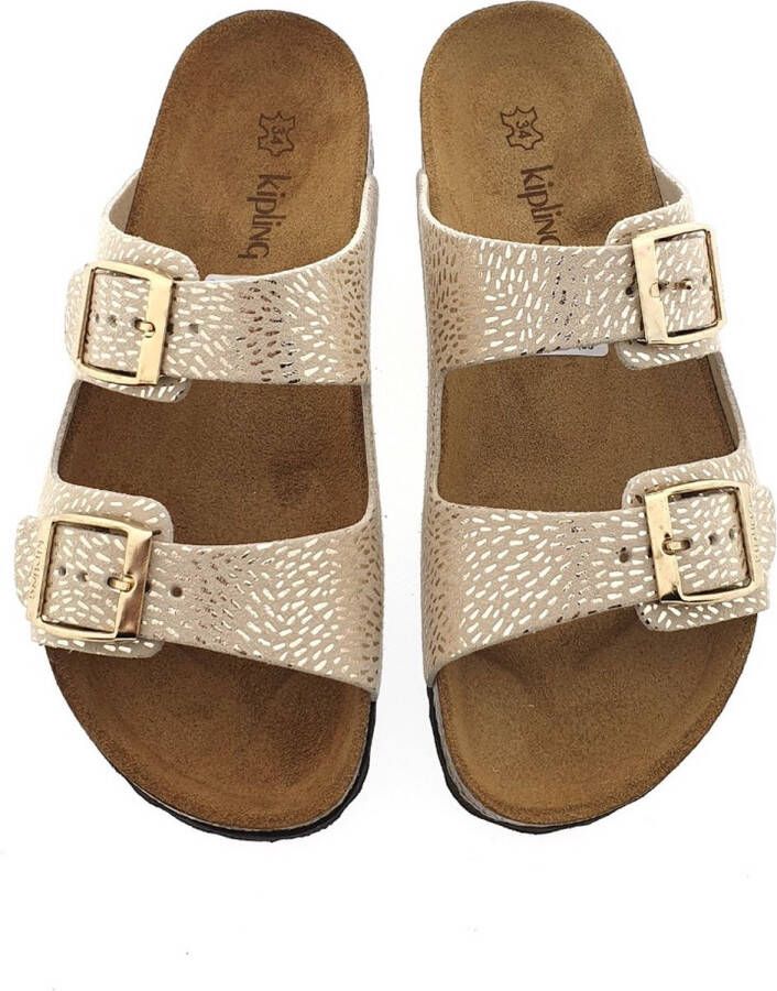 Kipling Pepita 4 Slippers Meisjes Goud