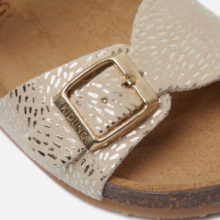 Kipling Pepita Sandalen goud Leer