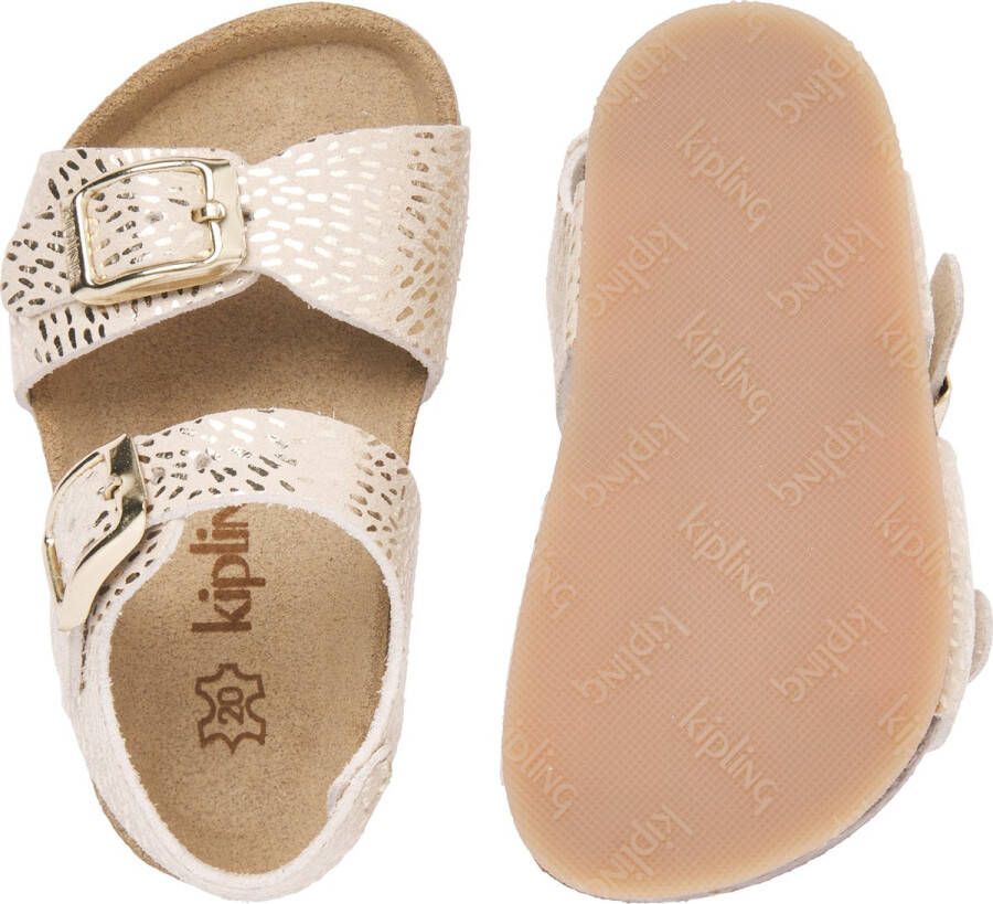 Kipling Pepita Sandalen goud Leer