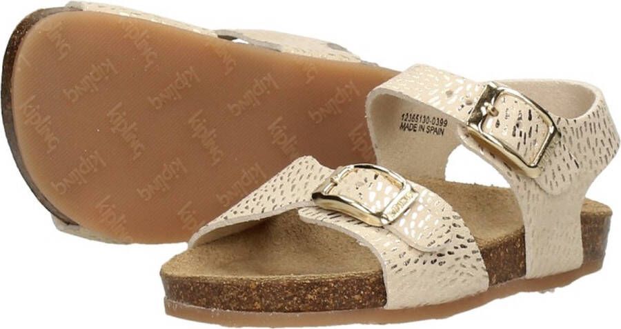 Kipling Pepita Sandalen goud Leer