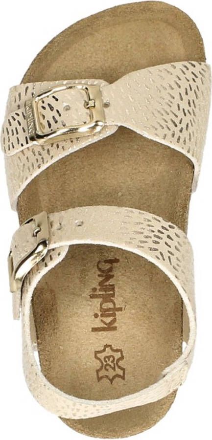 Kipling Pepita Sandalen goud Leer