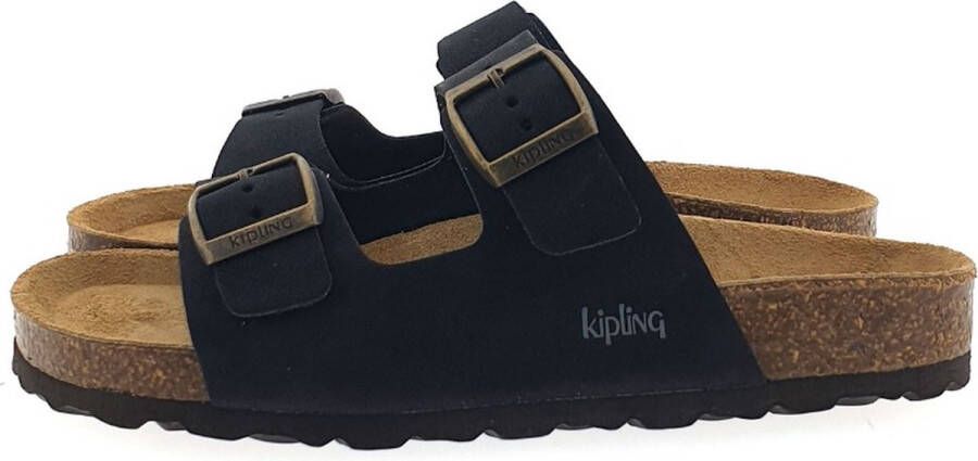 Kipling Sandalen zwart Leer