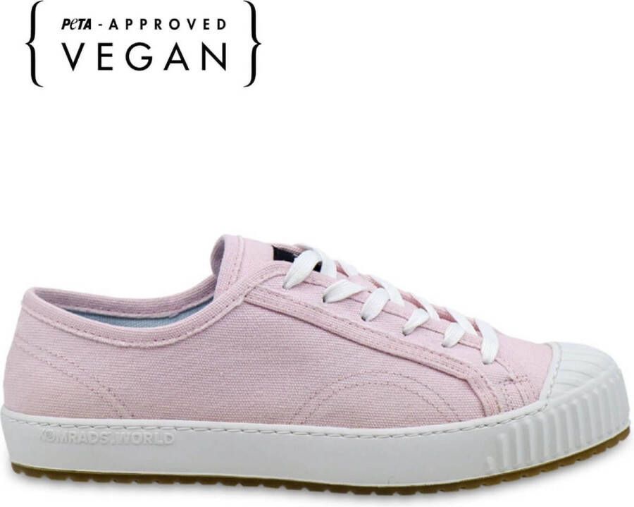 Komrads vegan sneakers ICNS Spartak Antique Rose Schoen uit duurzaam en gerecycleerd materiaal Roze