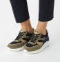 Kunoka ARI platform sneaker storm Sneakers Dames Blauw Groen Wit - Thumbnail 6