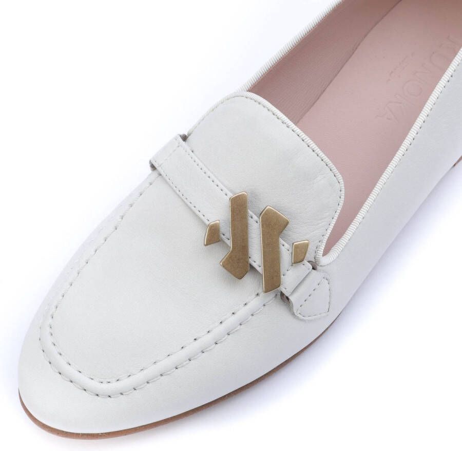 Kunoka CARLA loafer off white Loafers Dames Wit - Foto 4