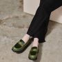 Kunoka EMMY loafer malachite Loafers Dames Groen - Thumbnail 2