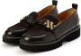 Kunoka EMMY loafer quartz Loafers Dames Zwart Bruin - Thumbnail 4