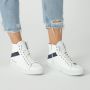 Kunoka FLOOR high-top sneaker dark blue Sneakers Dames Wit Donker Blauw - Thumbnail 6