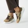 Kunoka IZZI platform sneaker mercury Sneakers Dames Groen Beige Bruin - Thumbnail 7