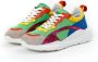 Kunoka IZZI platform sneaker Parrot Sneakers Dames Veelkleurig - Thumbnail 8