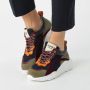 Kunoka IZZI platform sneaker supernova Sneakers Dames Zwart Bordeaux Rood Groen - Thumbnail 5