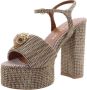 Kurt Geiger London Kensington Platform Sandalen Dames Beige - Thumbnail 5