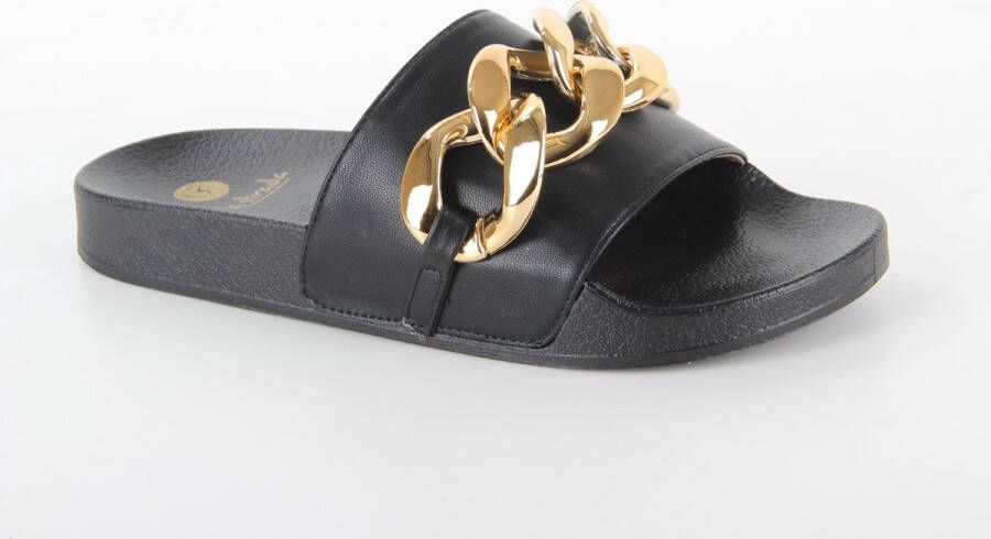 La Strada Slippers met pronkerige sierketting - Foto 8