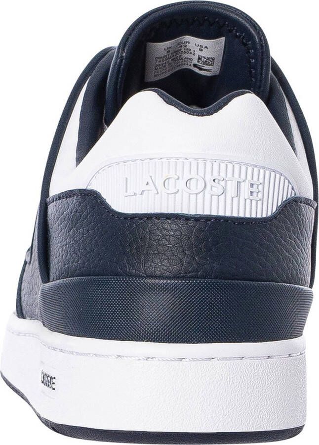 Lacoste Court Cage Heren Sneakers Wit Donkerblauw