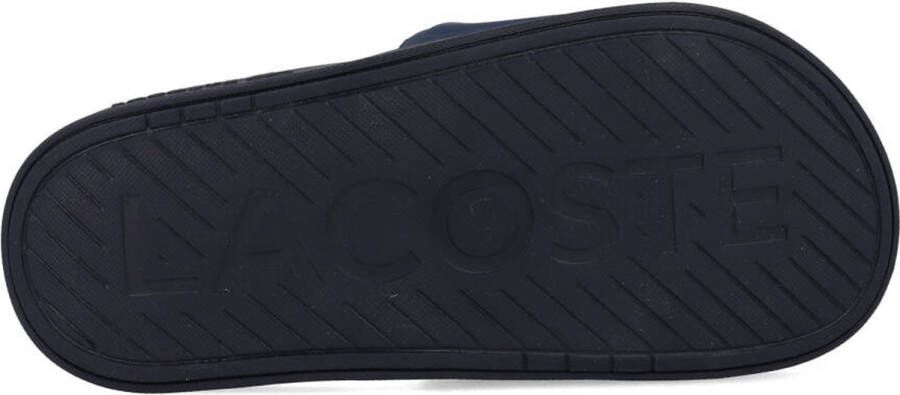 Lacoste Croco Dualiste Heren Slippers Blauw Wit