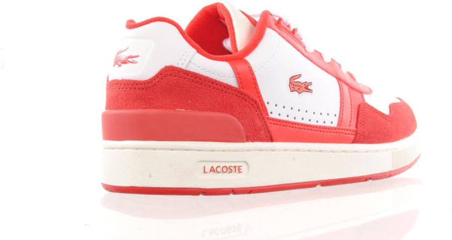 Lacoste herensneaker tclip rood