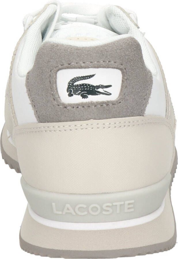 Lacoste Partner Piste Heren Sneakers Gebroken Wit