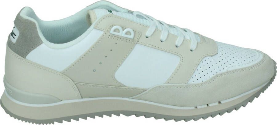 Lacoste Partner Piste Heren Sneakers Gebroken Wit