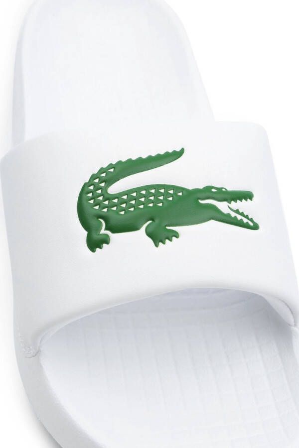 Lacoste Serve Slide 1.0 Heren Slippers Wit Groen