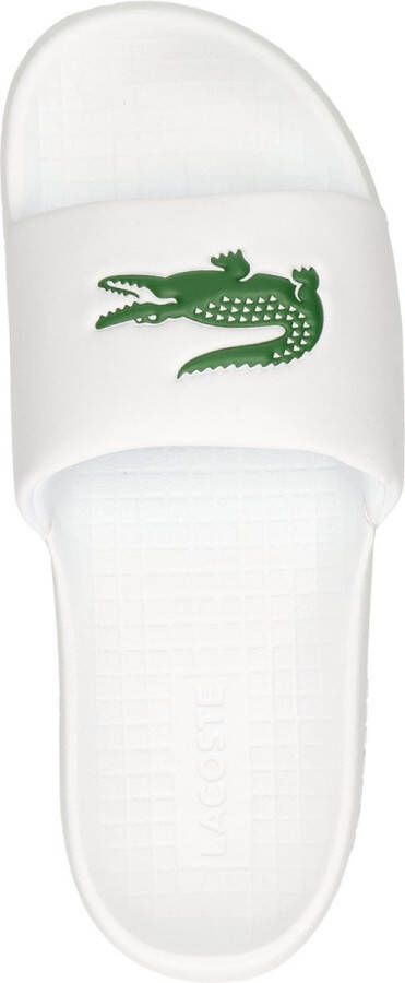 Lacoste Serve Slide 1.0 Heren Slippers Wit Groen